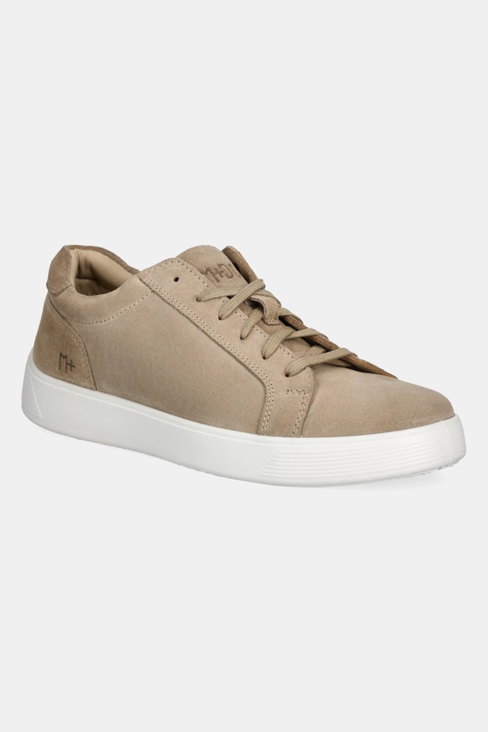 Sneakersy zamszowe męskie z elastyczną podeszwą kolor beżowy RS25-OBM305 beżowy RS25