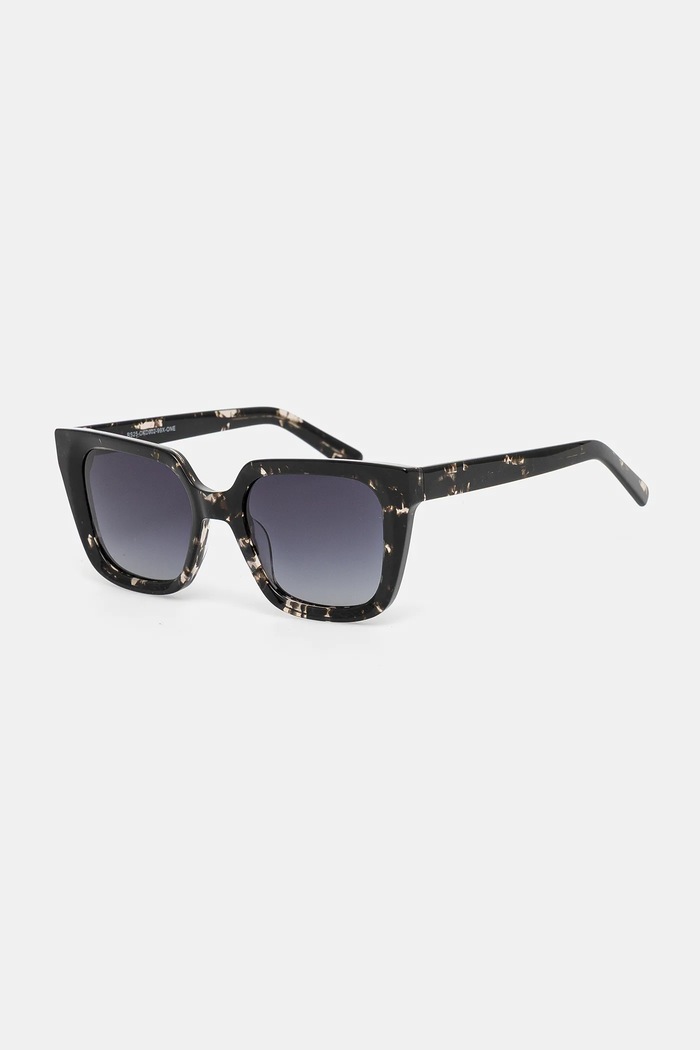 Okulary przeciwsłoneczne damskie z acetatu z polaryzacją kolor czarny RS25-OKD902 czarny RS25