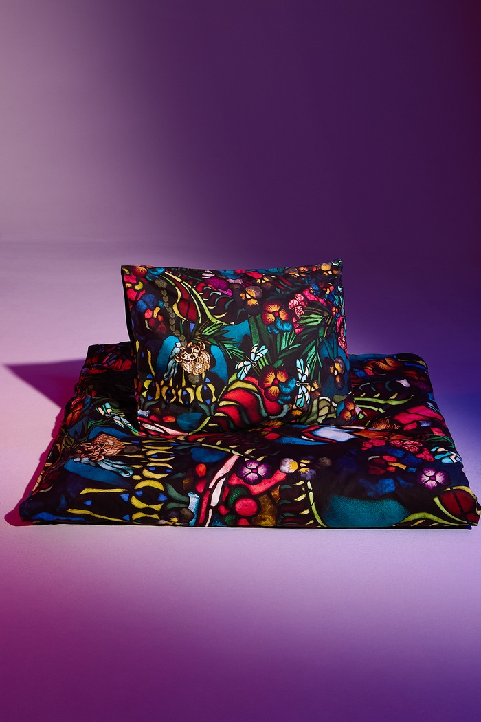 Komplet pościeli bawełnianej 150 x 200 cm z kolekcji Eviva L'arte kolor multicolor multicolor RS25.PCU252