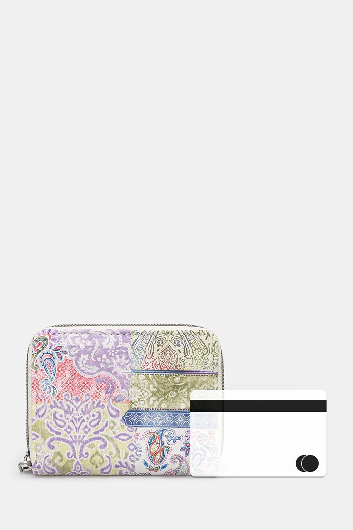 Portfel damski z imitacji skóry kolor multicolor multicolor RS25-PFD503