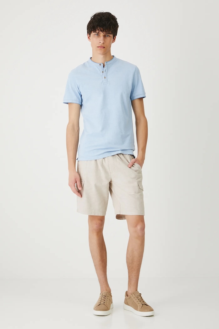 Medicine tricou polo RS25-POMB19 albastru RS25