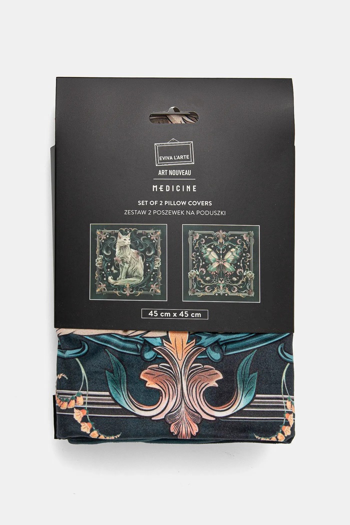Poszewka dekoracyjna na poduszkę 45 x 45 cm z kolekcji Eviva L'arte (2-pack) kolor multicolor RS25.PSU253