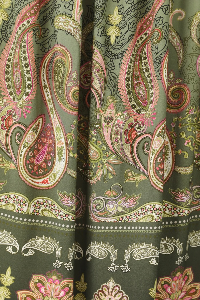 Spódnica damska maxi z wiskozy wzorzysta kolor multicolor multicolor RS25-SDD500