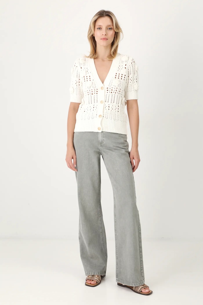 Medicine jeansy bawełniane RS25-SJD505 zielony RS25