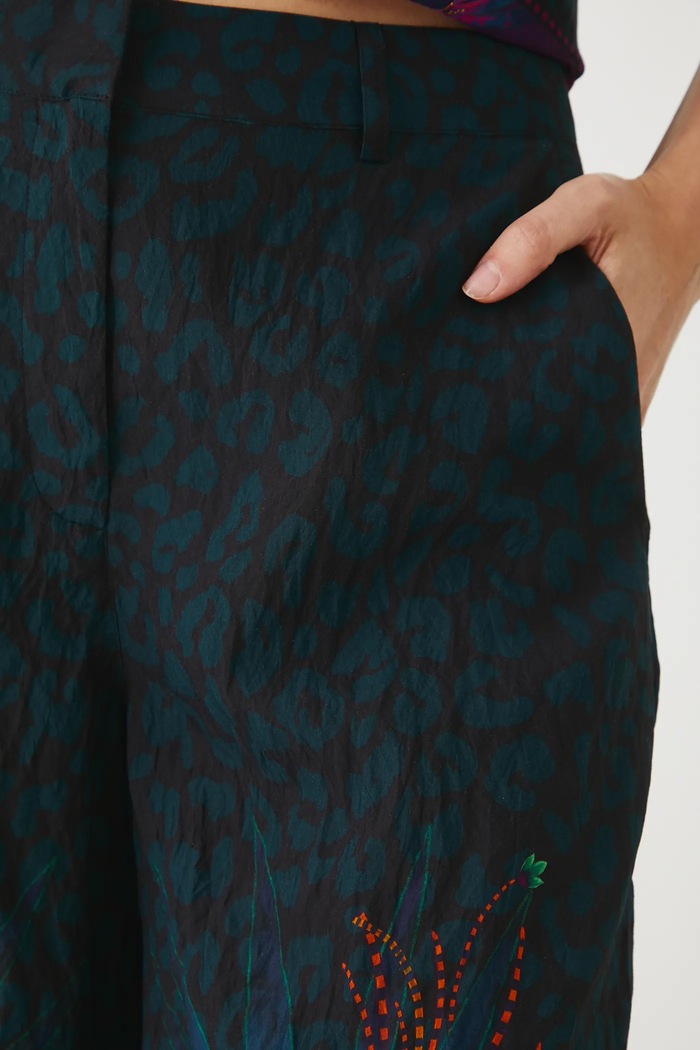 Nohavice culottes vzorované viac farieb RS25-SPDA01 viacfarebná
