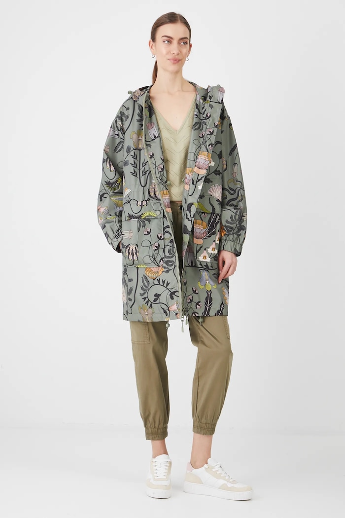 Sweter damski ażurowy z wiskozą kolor zielony RS25-SWD040 zielony RS25