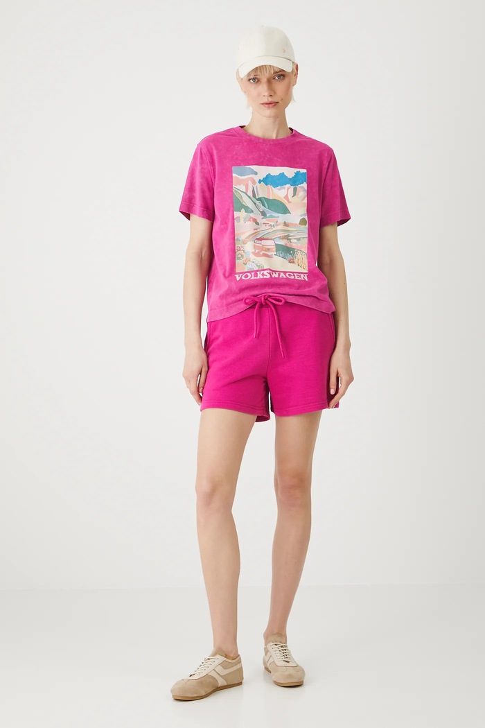 Medicine pantaloncini della tuta media rosa RS25-SZD070
