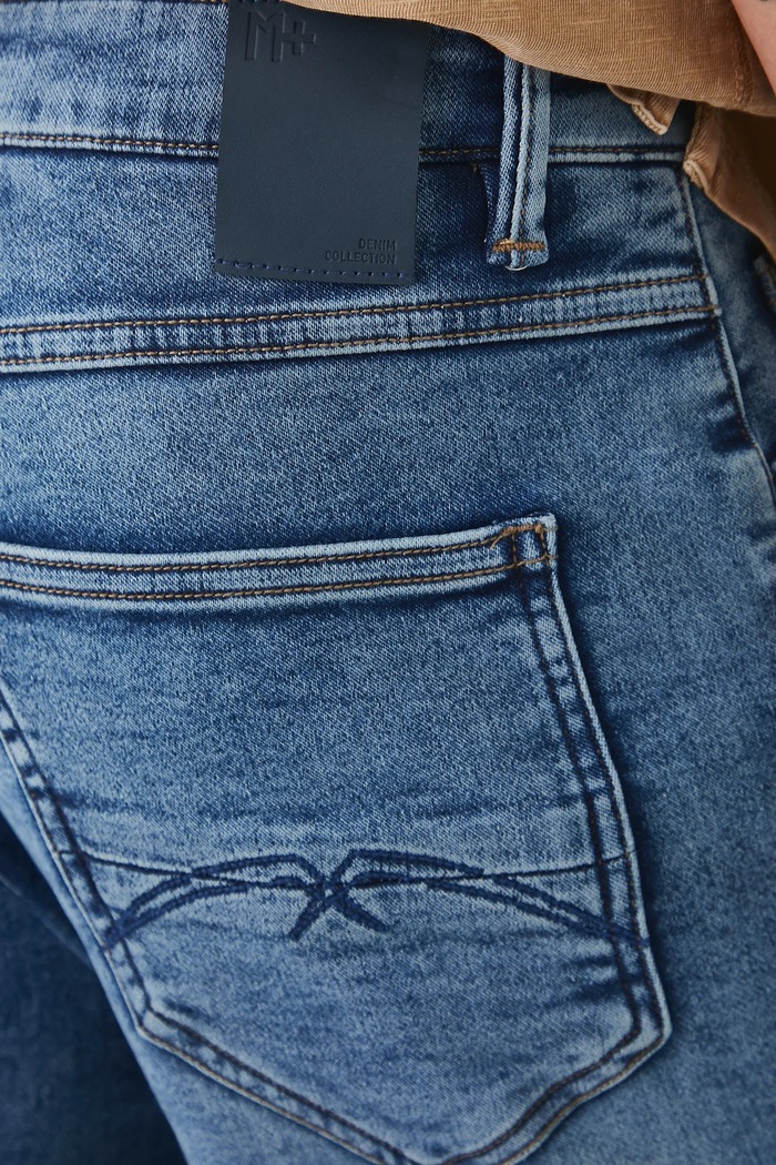 Medicine pantaloni scurti jeans albastru RS25-SZM096