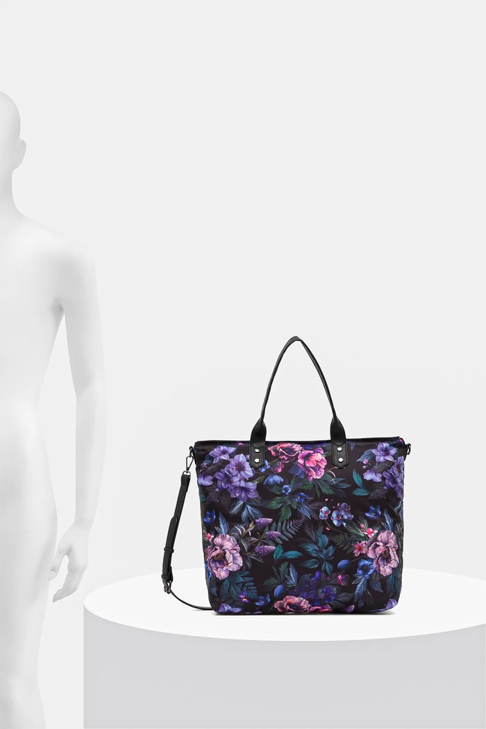 Torebka damska w kwiaty kolor multicolor RS25-TOD301