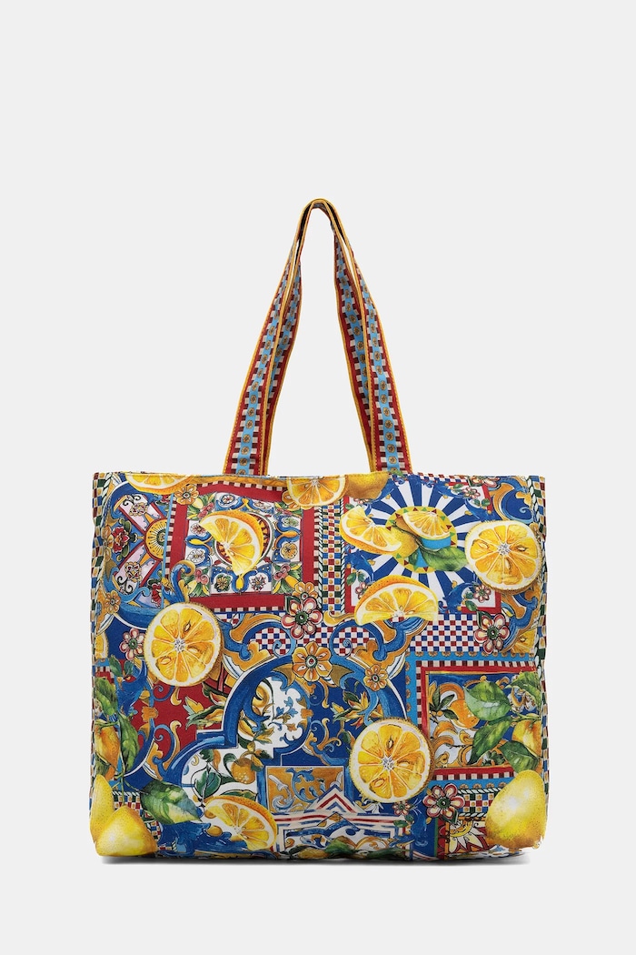 Torebka bawełniana damska wzorzysta kolor multicolor RS25.TODB00 multicolor RS25