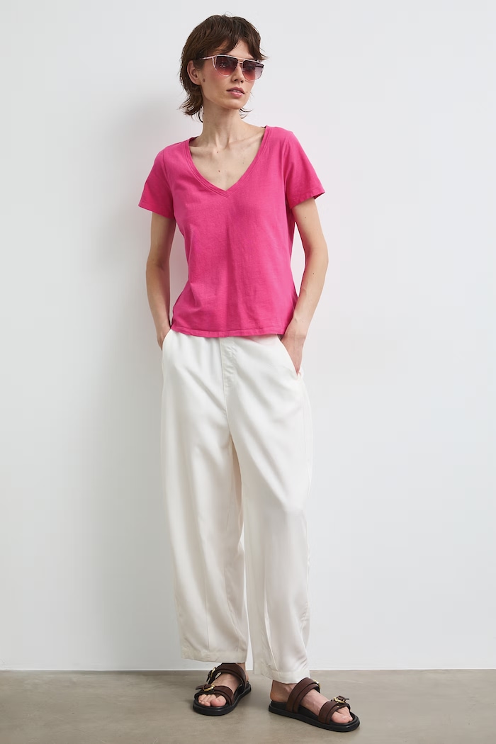 Medicine tricou din bumbac RS25-TSD0B0 roz RS26