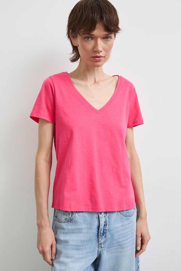 Medicine tricou din bumbac uni roz RS25-TSD0B0