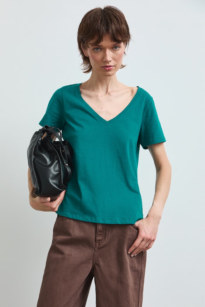 Îmbrăcăminte Medicine tricou din bumbac RS25-TSD0B0 turcoaz