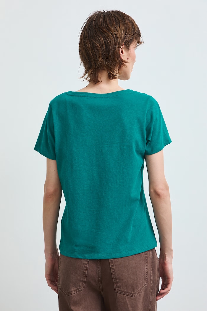 Medicine tricou din bumbac turcoaz RS25-TSD0B0