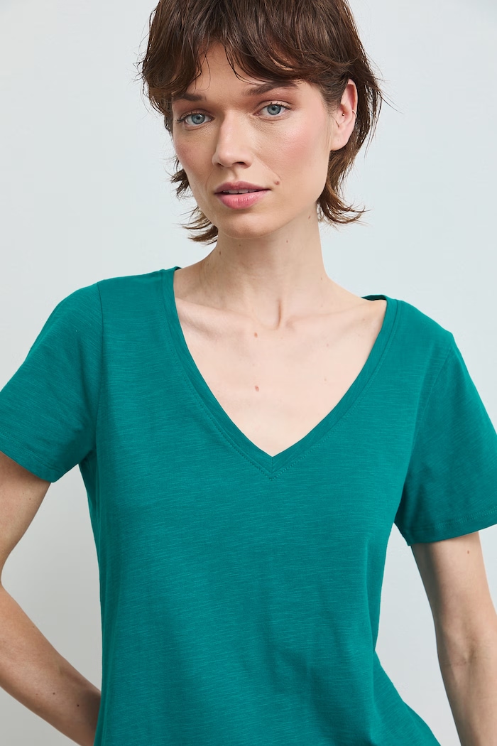 Medicine tricou din bumbac RS25-TSD0B0 turcoaz