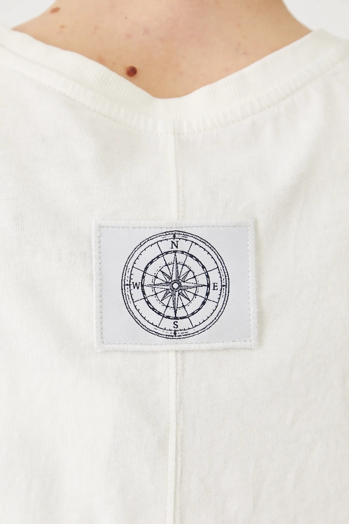 T-shirt bawełniany damski z kolekcji Medicine x Słowiński Park Narodowy kolor beżowy RS25-TSDA50