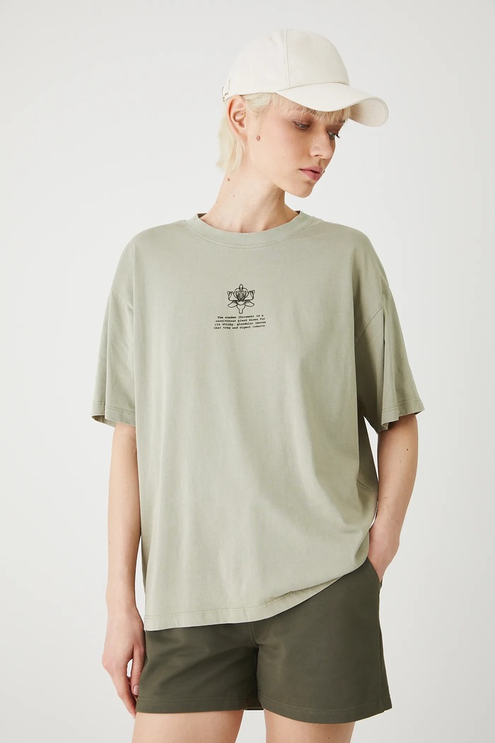 T-shirt bawełniany damski z kolekcji Medicine x Słowiński Park Narodowy kolor zielony RS25-TSDA51 zielony RS25