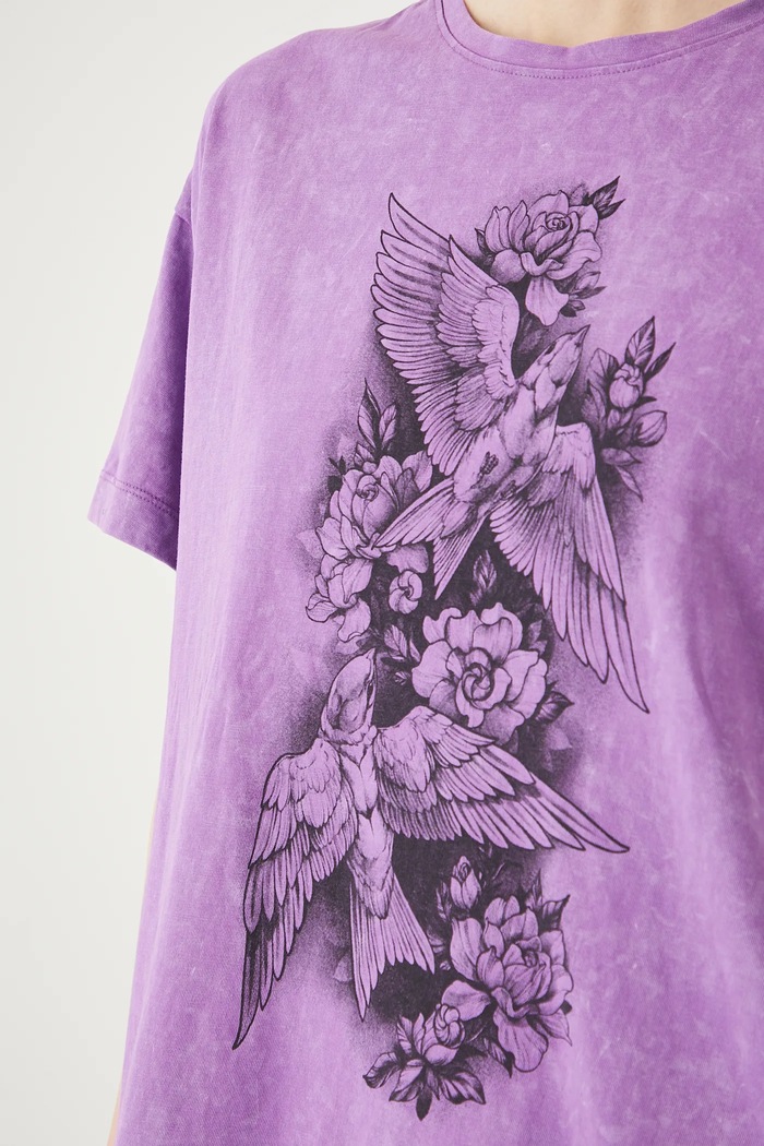 T-shirt bawełniany damski Tattoo Art by Natalia Perrote RS25-TSDC58