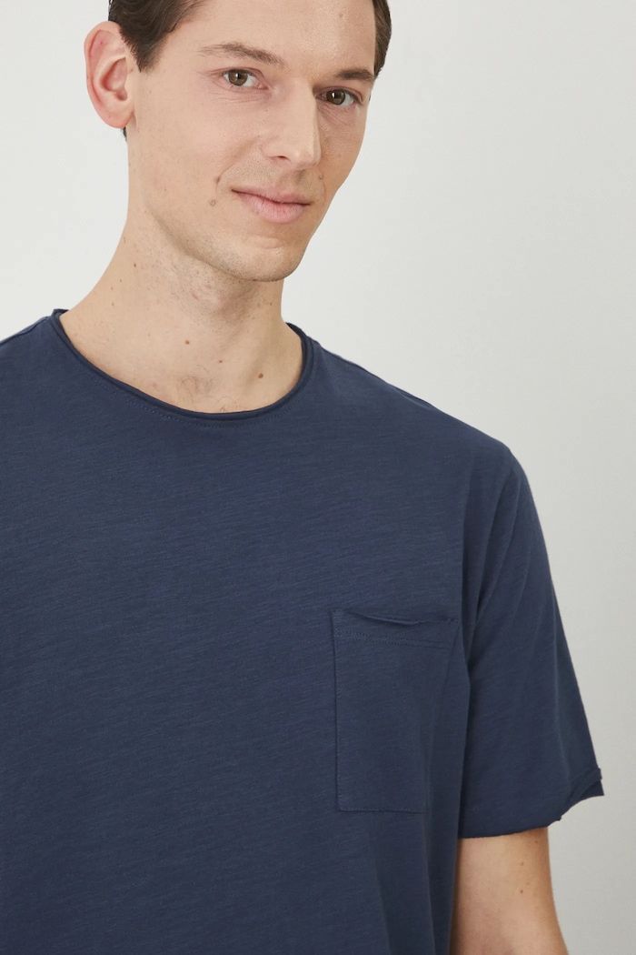 Medicine tricou din bumbac albastru RS25-TSM060