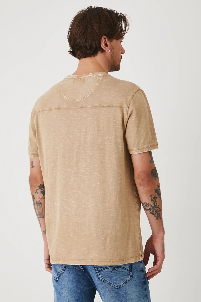 Odzież Medicine t-shirt bawełniany RS25-TSM090 beżowy