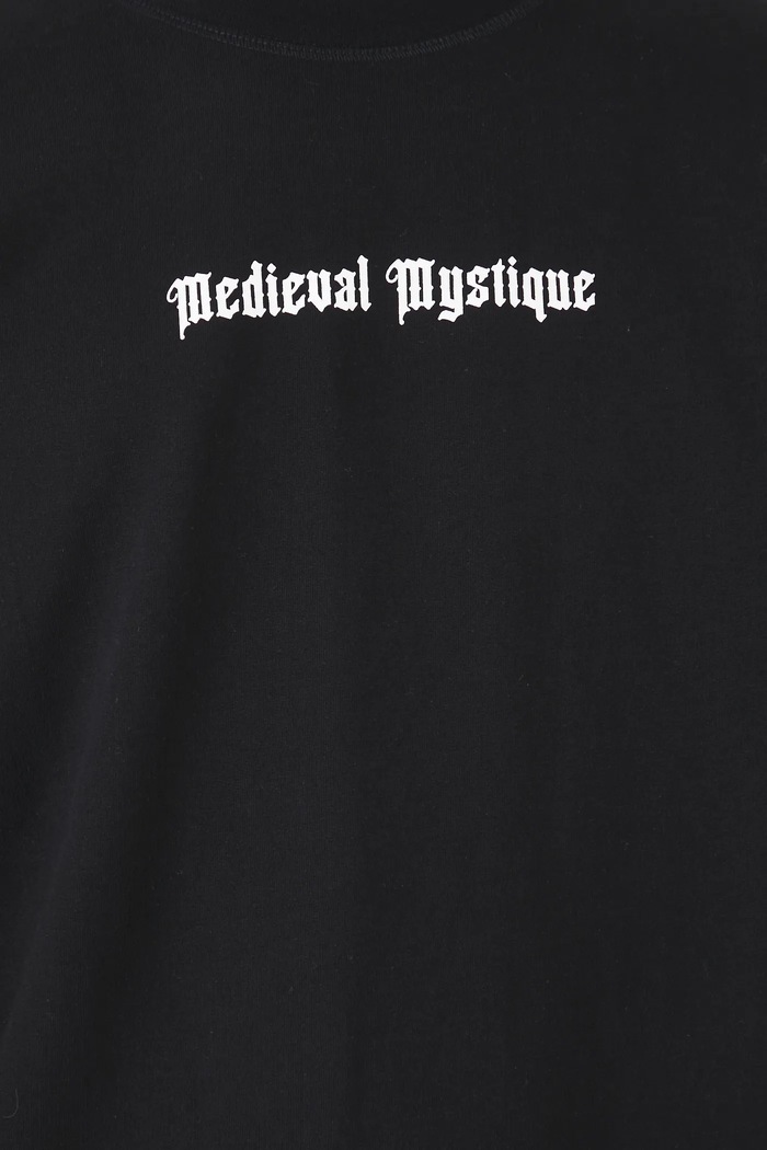 T-shirt bawełniany męski z nadrukiem kolor czarny RS25-TSM408 czarny