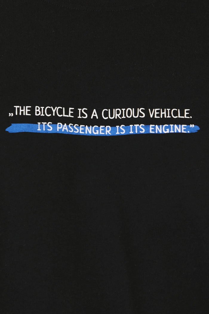 T-shirt bawełniany męski z nadrukiem kolor czarny RS25.TSM611 czarny