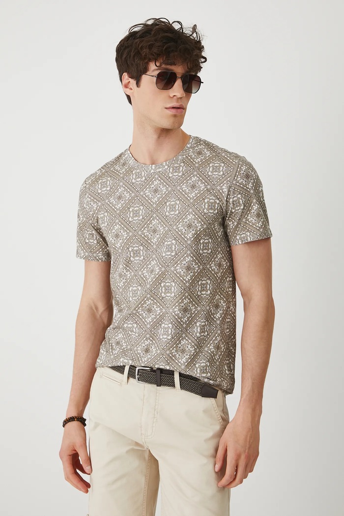 Medicine t-shirt beżowy RS25-TSM902