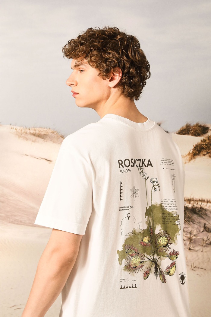 Medicine t-shirt bawełniany nadruk biały RS25-TSMA57