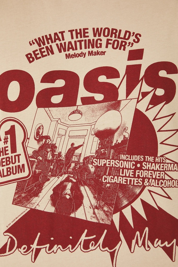 T-shirt bawełniany męski Oasis kolor beżowy RS25.TSMA83 beżowy