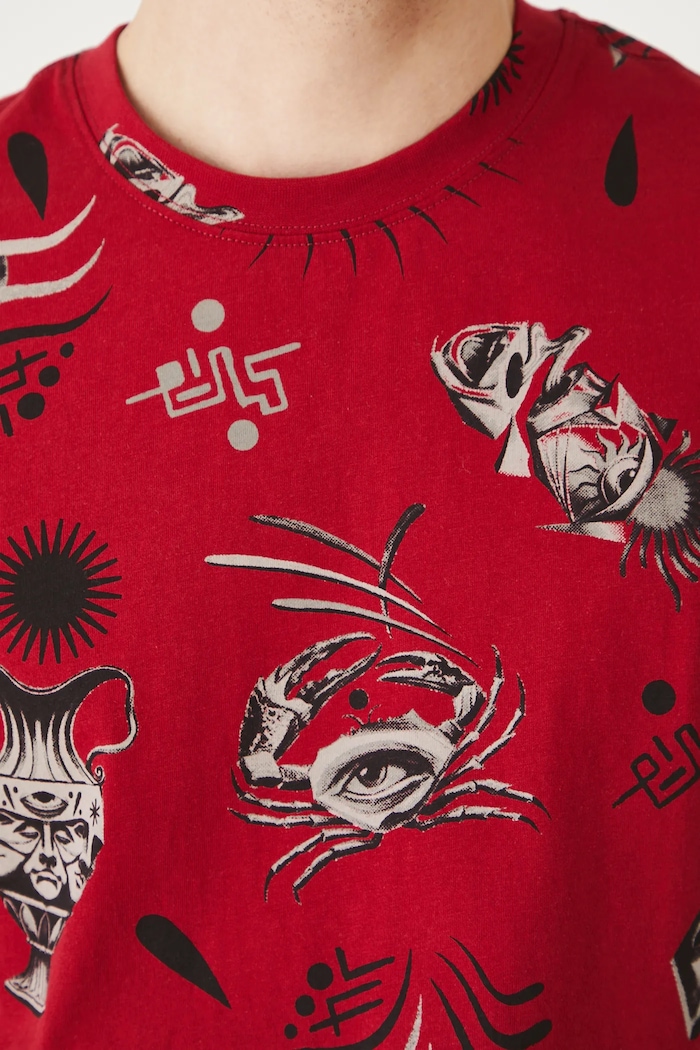 T-shirt bawełniany męski Tattoo Art by Michał Kidacki RS25-TSMC51