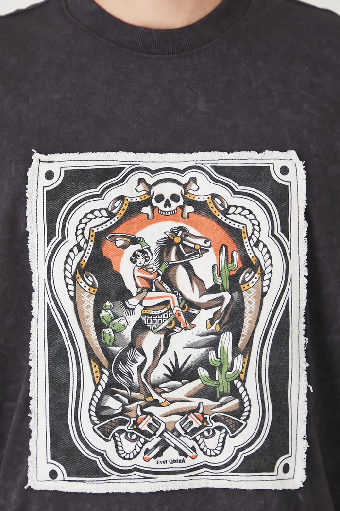 T-shirt bawełniany męski Tattoo Art by Ewelina Kubiak – Evel Qbiak Tattoo RS25-TSMC53