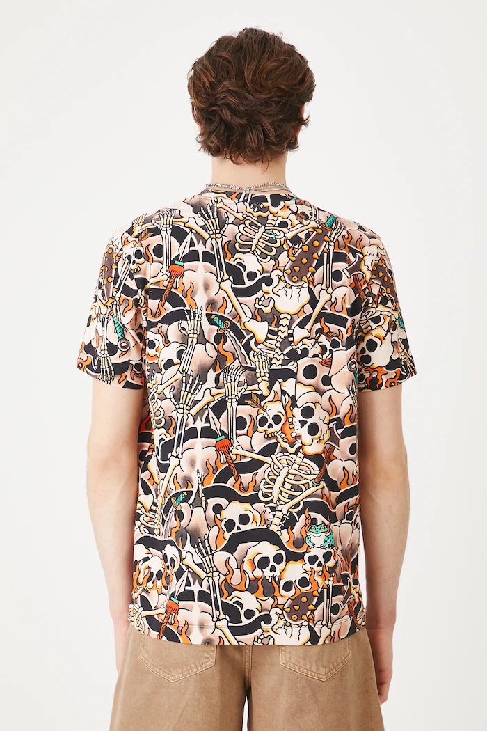 T-shirt bawełniany męski z elastanem Tattoo Art by Boren Huang – Horiren 彫壬 multicolor RS25-TSMC59