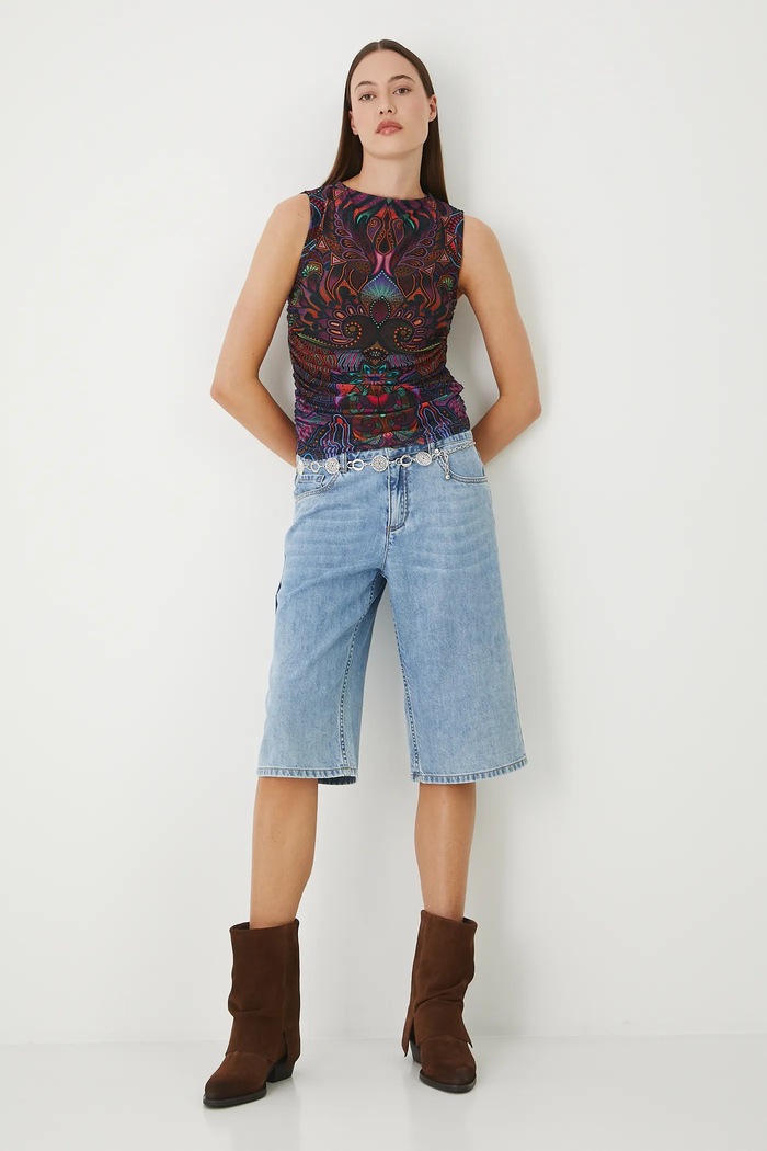 Medicine top wzorzyste multicolor RS25-TTDC00