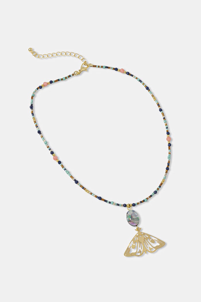 Naszyjnik z zawieszką damski z muszlą RS26-ASD502 multicolor RS26