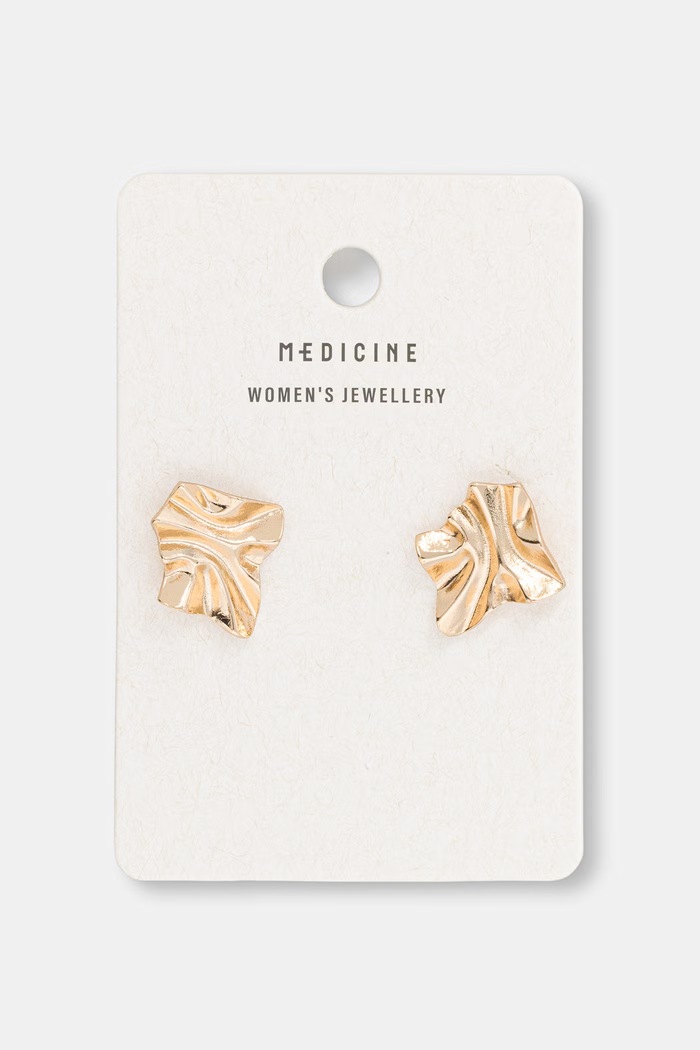 Medicine kolczyki RS26-AUD304 złoty