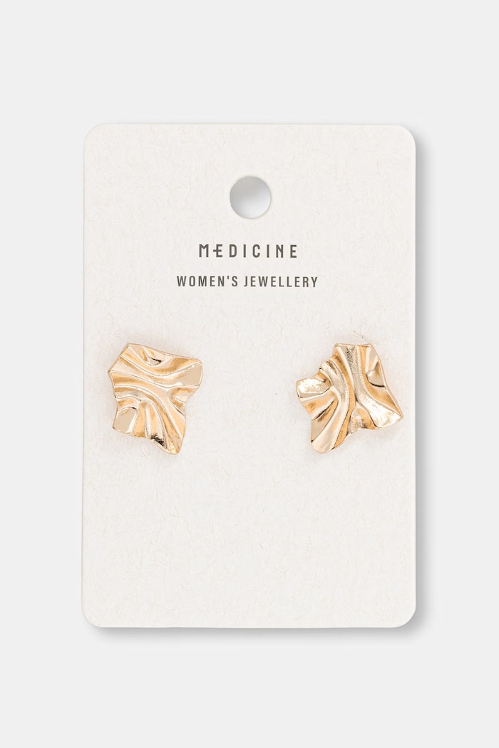 Medicine kolczyki RS26-AUD304 złoty