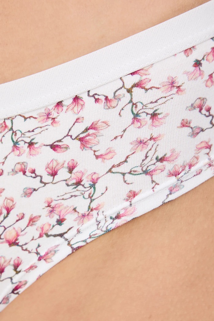Bavlněné kalhotky dámské briefs, s elastanem a vzorem (2-pack) RS26-BID251
