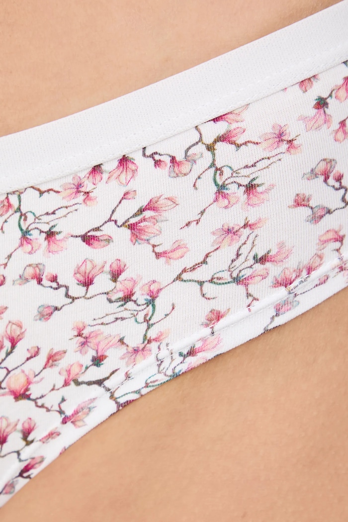 Bavlněné kalhotky dámské briefs, s elastanem a vzorem (2-pack) RS26-BID251