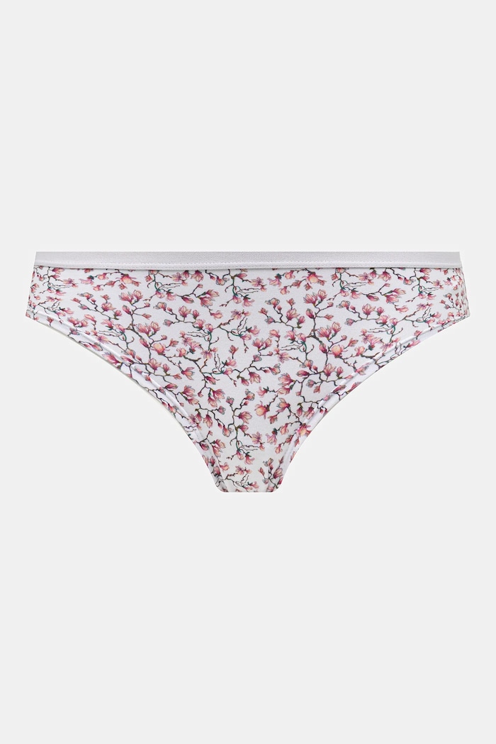 Bavlněné kalhotky dámské briefs, s elastanem a vzorem (2-pack) vícebarevná RS26-BID251