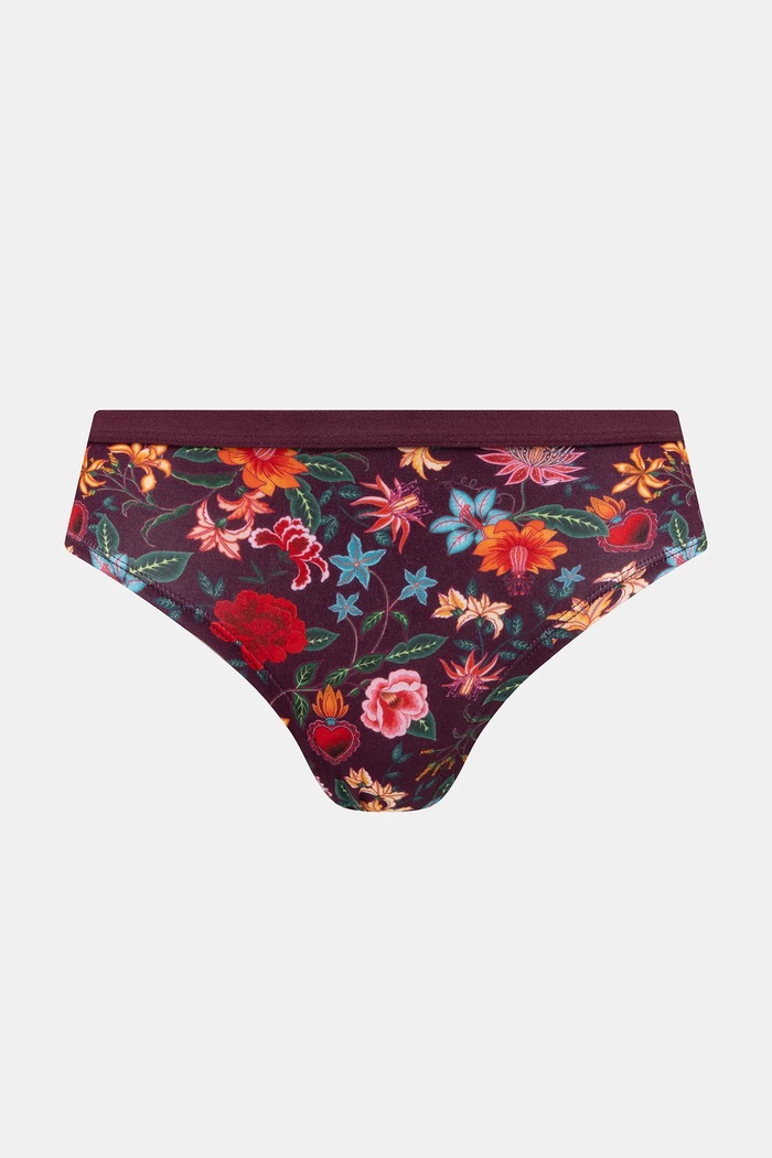 Odzież Figi damskie z elastanem w kwiaty (2-pack) RS26-BID400 multicolor
