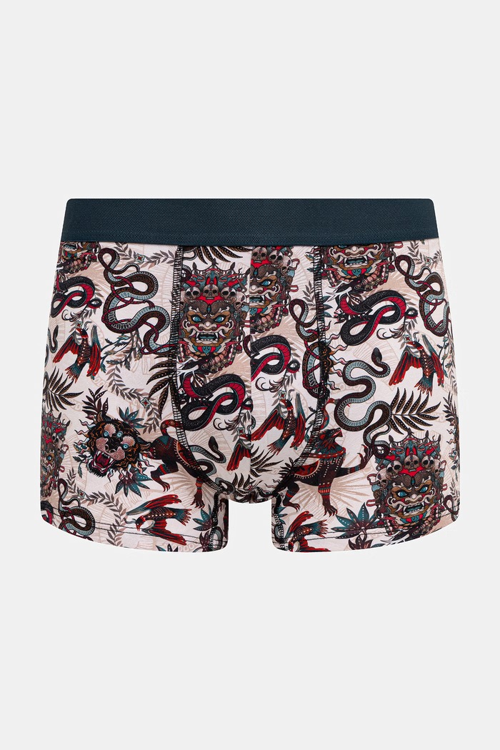 Boxerky pánské bavlněné s elastanem 2-pack černá RS26-BIMA00