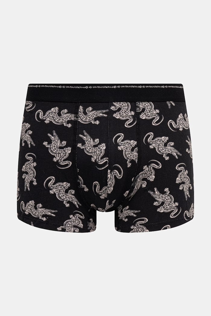 Boxerky pánské bavlněné s elastanem 2-pack černá RS26-BIMA02