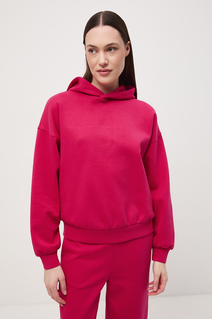 Bluza z kapturem damska RS26-BLD602 różowy RS26