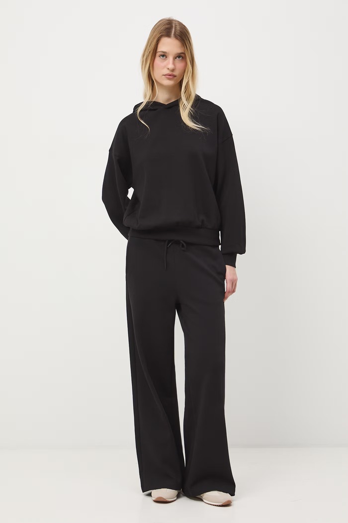 Bluza z kapturem damska RS26-BLD602 czarny RS26