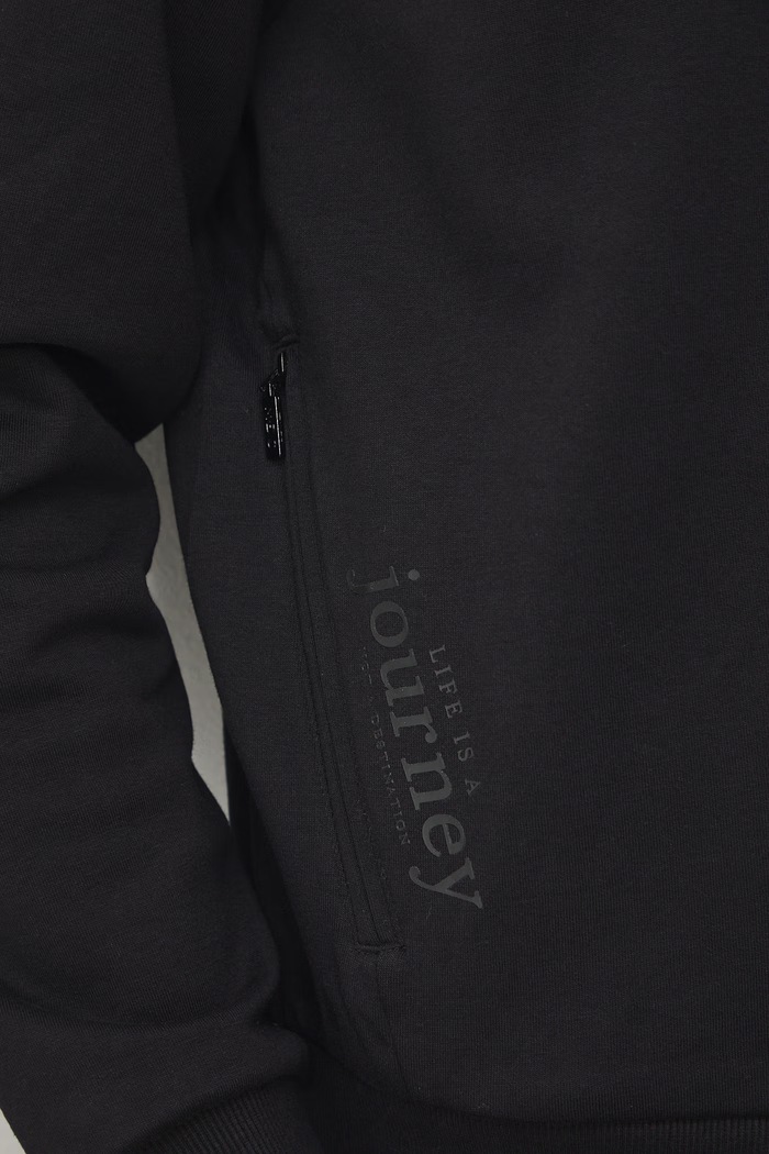 Bluza rozpinana z kapturem męska RS26-BLM505 czarny