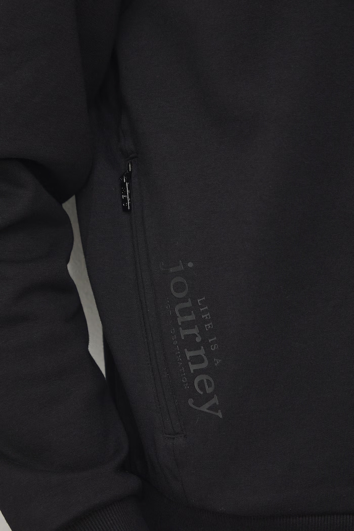 Bluza rozpinana z kapturem męska RS26-BLM505 czarny