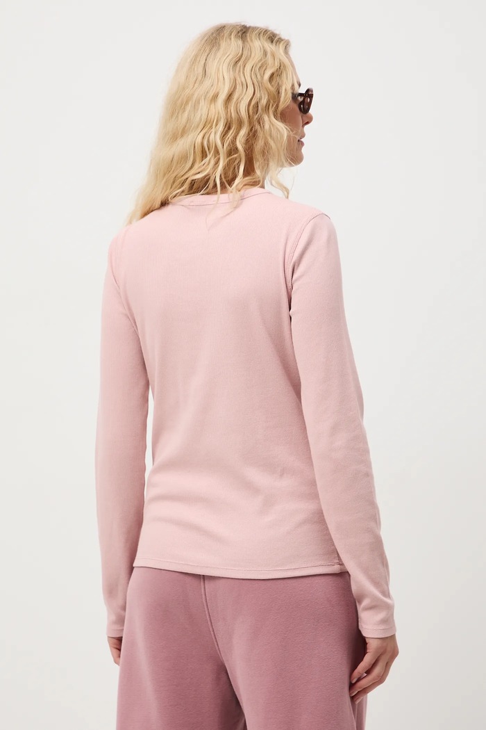 Odzież Longsleeve damski z modalem RS26-BUD011 różowy