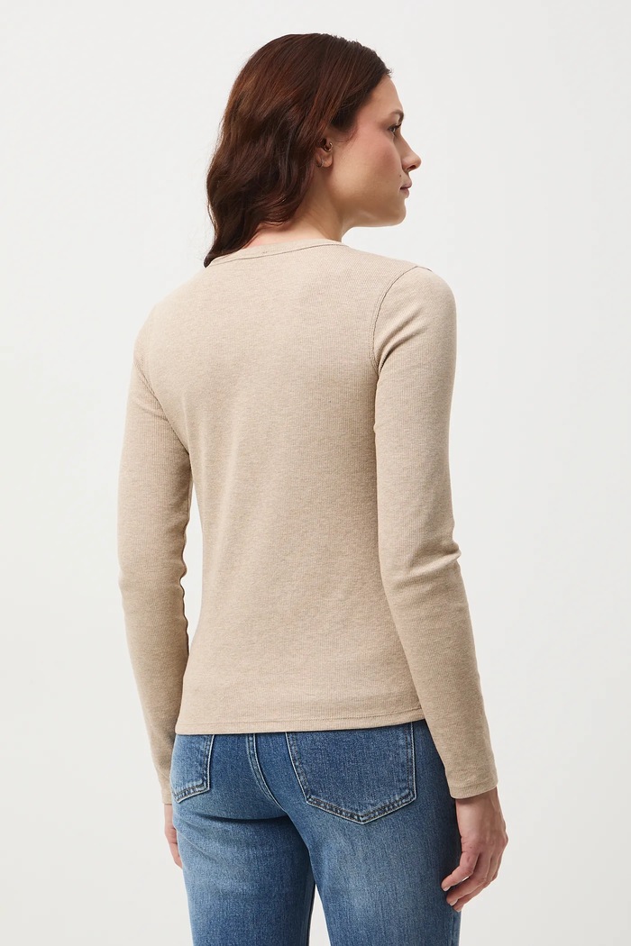 Odzież Longsleeve damski z modalem RS26-BUD011 beżowy