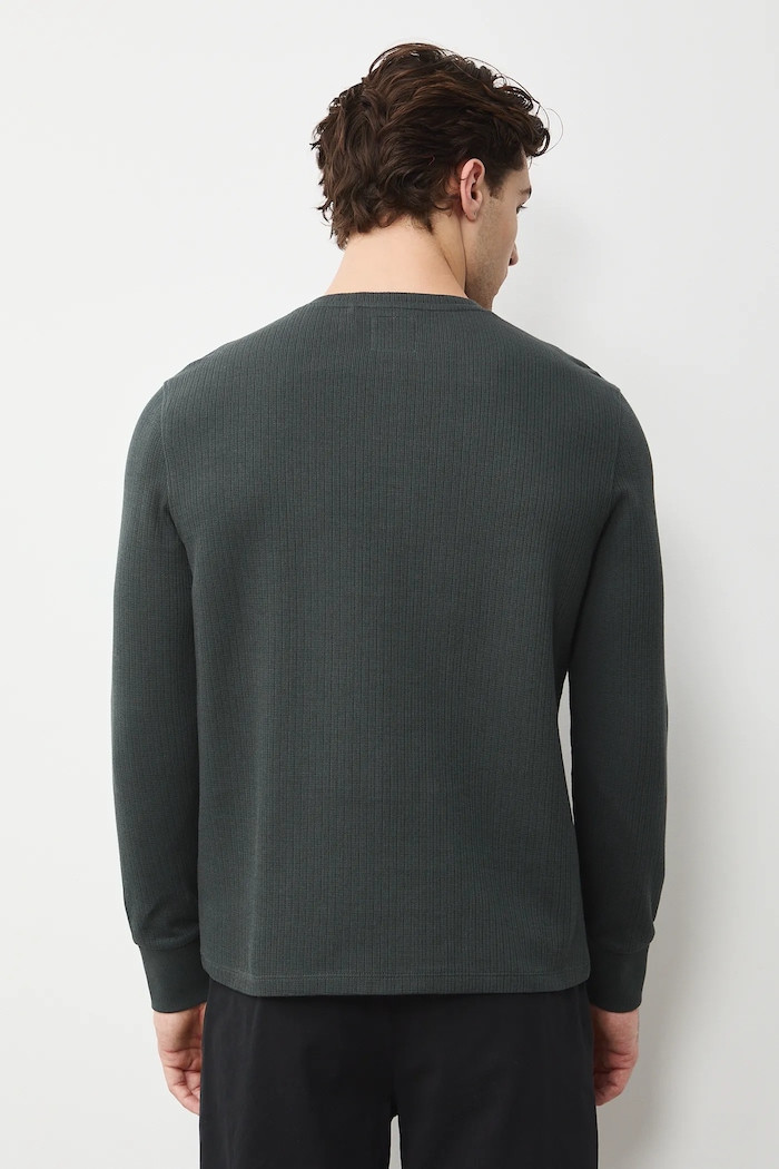 Odzież Medicine longsleeve bawełniany RS26-BUM030 zielony