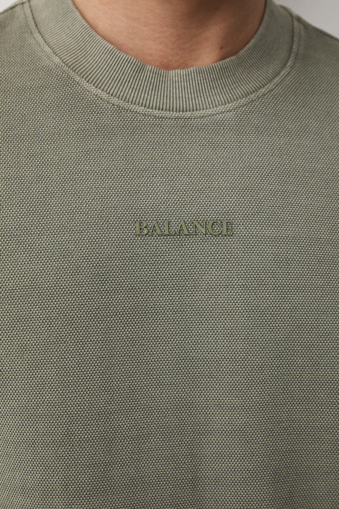 Longsleeve męski bawełniany RS26-BUM052 zielony